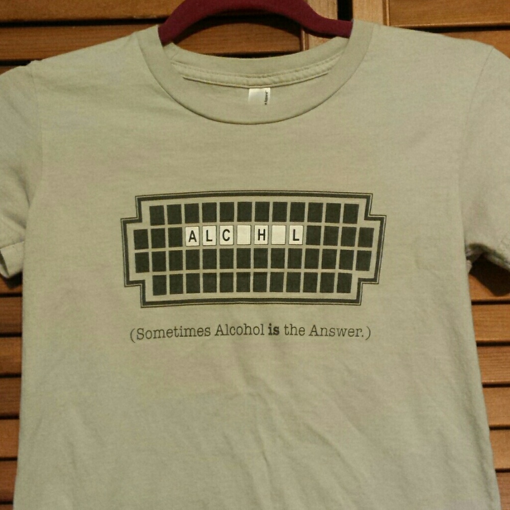 Alcohol Novelty Tee